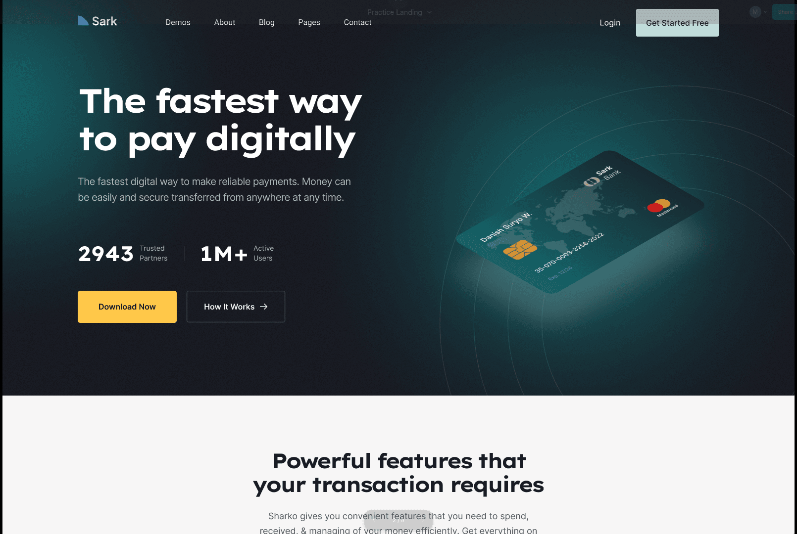 Sharky Payment screenshot