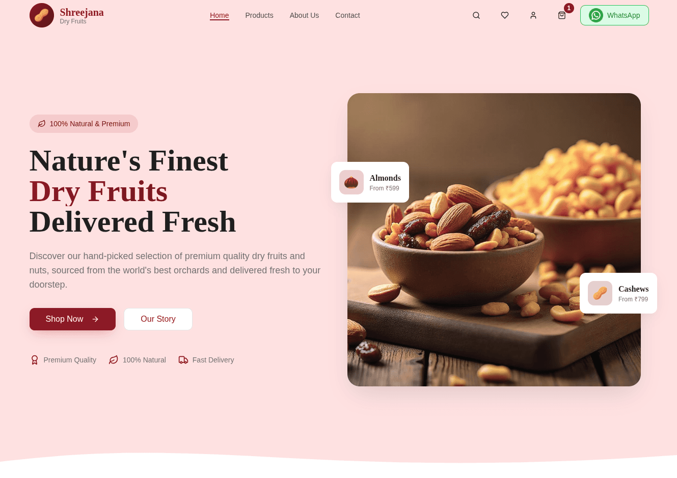 Shreejana Dry Fruits screenshot